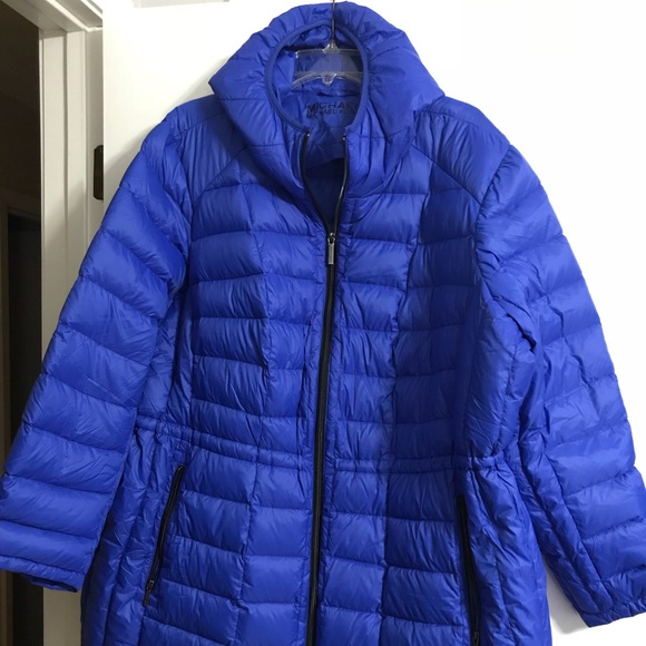royal blue down jacket